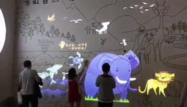 万马创意魔法墙方案---光影为笔，知识乘光跃星河